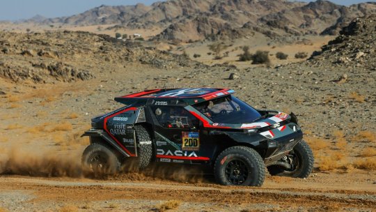 Nasser Al-Attiyah (Dacia Sandriders), locul 2 în etapa a 11-a a Raliului Dakar