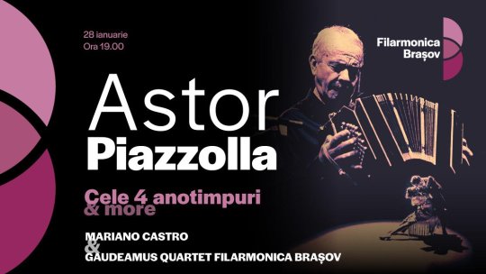Mariano Castro și Cvartetul Gaudeamus, la Filarmonica Brașov