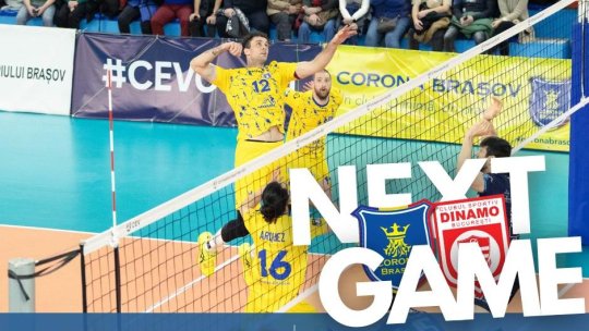 Volei masculin: Corona - Dinamo, derby în Divizia A1, în Sala Sporturilor