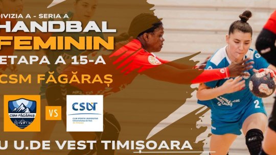 Handbal feminin: CSM Făgăraș, victorie la scor cu CSU Timișoara