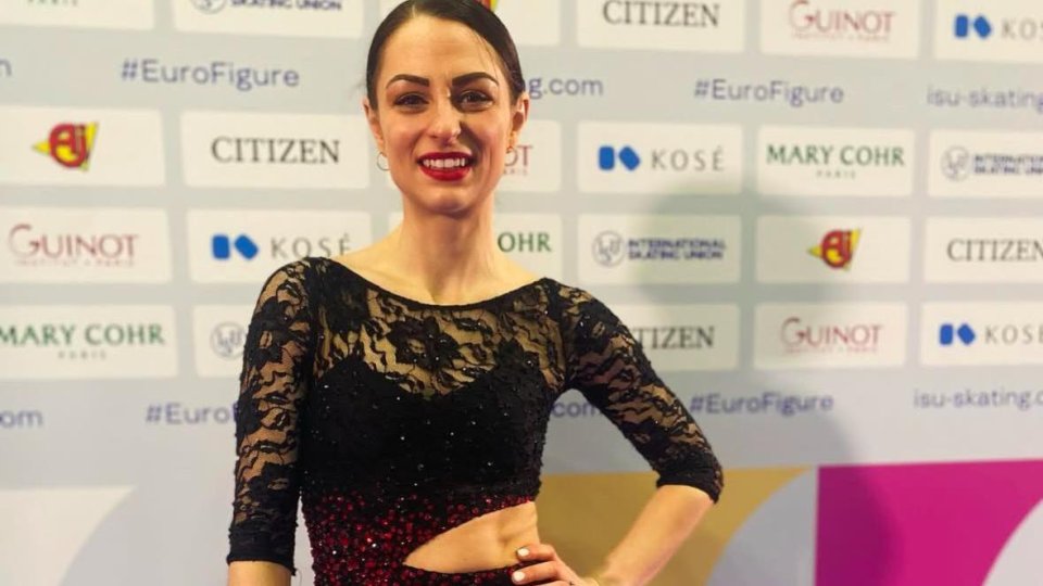 Patinaj artistic: Julia Sauter, de la Corona Brașov, pe locul 8 la Europenele de la Tallinn