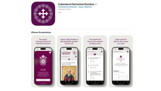 Calendar ortodox – o nouă aplicație lansată de Patriarhia Română