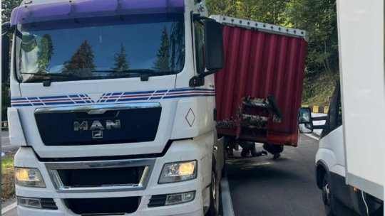 Accident pe DN1, în apropiere de Predeal
