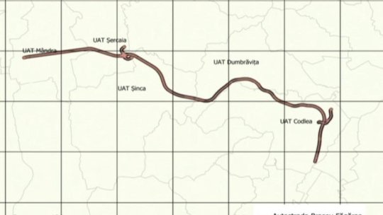 A fost publicat proiectul Autostrăzii Brașov-Făgăraș