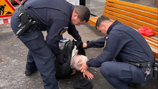 Bărbat salvat de jandarmi