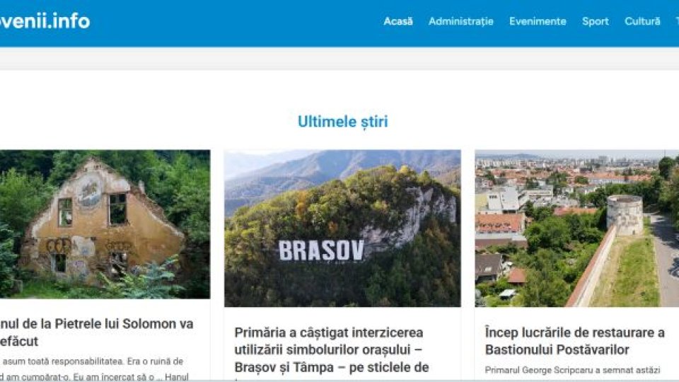 Site de știri pentru informarea brașovenilor