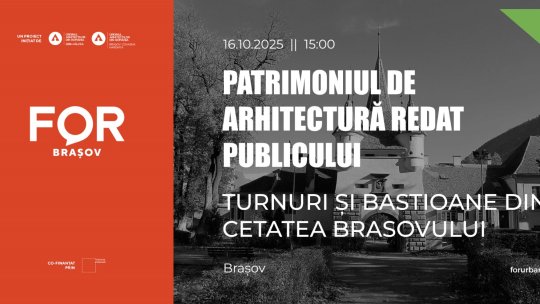 Patrimoniul de arhitectură al Brașovului, la Centrul Cultural Apollonia