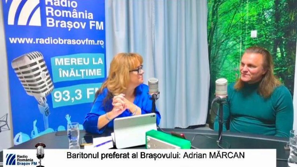 Baritonul Adrian Mărcan, la emisiunea Pasaj Urban