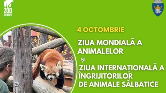 Ziua Mondială a Animalelor și Ziua Internațională a Îngrijitorilor de Animale Sălbatice, la Zoo Brașov