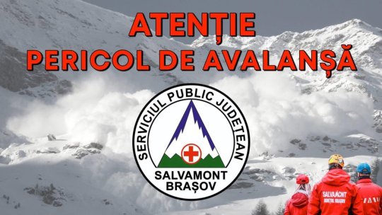 Risc crescut de avalanșă în Masivul Bucegi