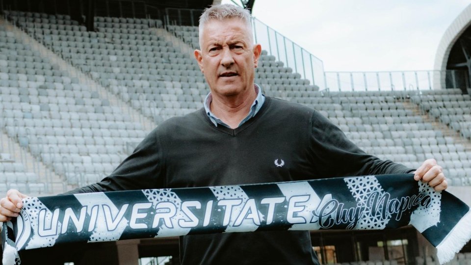 Fotbal / Cristiano Bergodi, noul antrenor al celor de la Universitatea Cluj