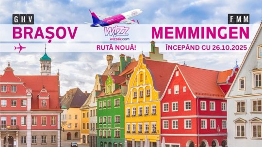 O nouă destinație de vacanță, din acest weekend, de pe Aeroportul Internațional Brașov-Ghimbav