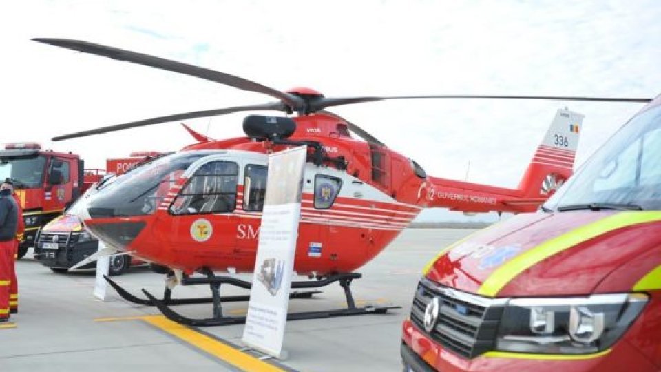Grav accident la Rupea. A intervenit elicopterul SMURD