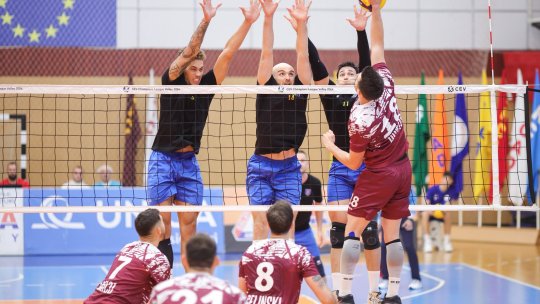 Volei masculin: Corona a fost învinsă de Rapid într-un meci amical