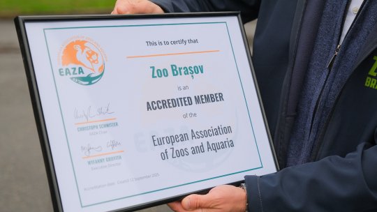 Grădina Zoologică Brașov, prima din țară care devine membru cu drepturi depline EAZA