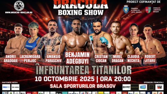 Dracula Boxing Show, la Sala Sporturilor din Brașov