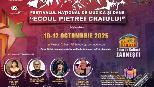 Festivalul Național de Muzică și Dans „Ecoul Pietrei Craiului”, la Zărnești