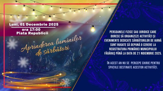 Făgărașul se pregătește de sărbători