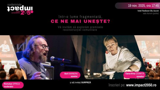 A treia ediție a conferințelor #impact2050, la Brașov