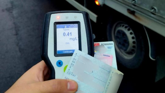 Transportatorii, verificați de polițiști