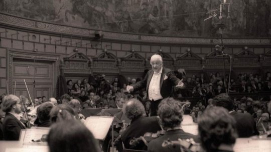 Omagiu dirijorului Sergiu Celibidache la Radio România Muzical