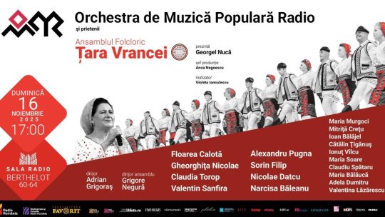 Concert aniversar la Sala Radio - Ansamblul Folcloric Țara Vrancei, 30 de ani