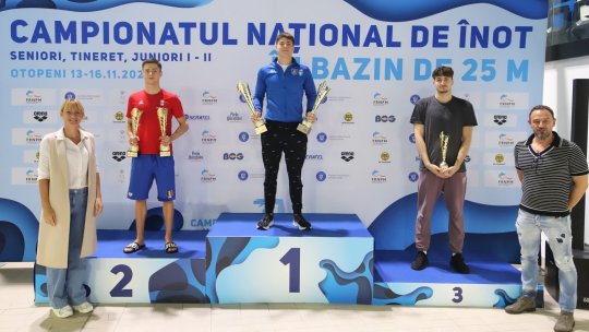 Înot. Darius Coman a dominat clasamentul general individual masculin la Campionatele Naţionale de înot în bazin scurt