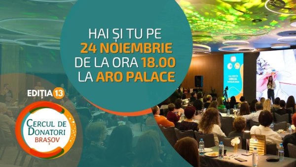 Fundația Comunitară Brașov anunță finaliștii unei noi ediții a Cercului de Donatori Brașov