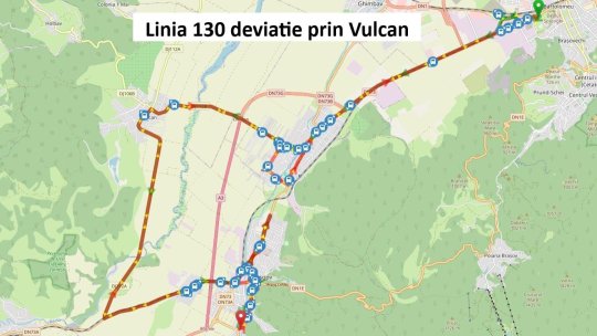 Trei linii de transport public vor fi deviate în weekend