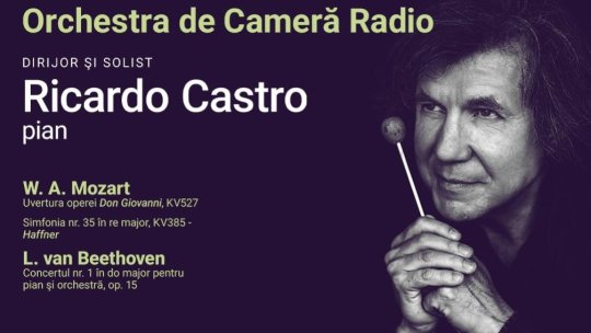 Muzicianul brazilian Ricardo Castro, invitat la Sala Radio