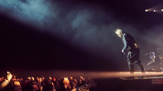 Till Lindemann, solistul trupei Rammstein, concertează la București