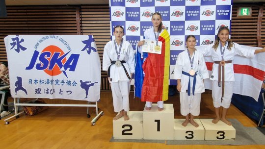 Karate. Ștefania Răileanu, rezultate excelente la Campionatul Mondial de Karate JSKA 2025