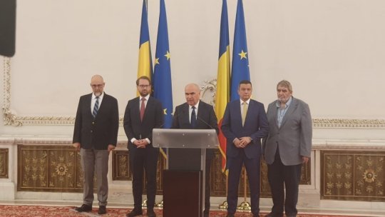 Şedinţă a coaliţiei guvernamentale la Palatul Victoria