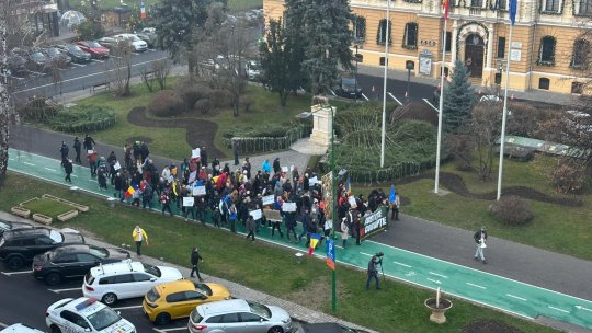 BRAȘOV: Proteste prin care oamenii cer reforma Justiției