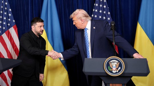 Donald Trump și Volodimir Zelenski nu au reușit să ajungă la un acord pe tema cedării Donbasului