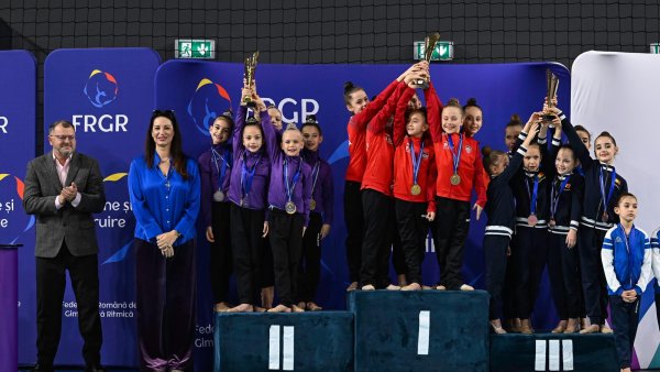 ACS Carla Ritmic Gim Brașov, campioană națională la gimnastică ritmică pentru al doilea an consecutiv!