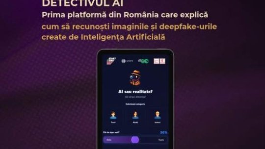 „DetectivulAI”, prima platformă din România care descoperă deepfake-urile create de inteligența artificială