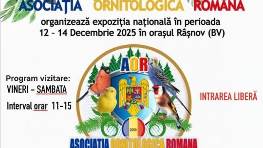Expoziție de păsări exotice, la Râșnov
