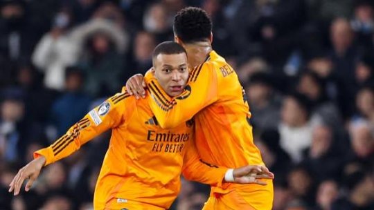 Fotbal: Victorie pentru Real Madrid în partida cu Manchester City