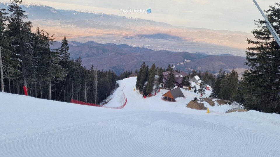 Condiții bune de schi în Poiana Brașov