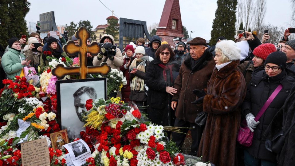 Ceremonii de comemorare la un an de la moartea lui Aleksei Navalnîi