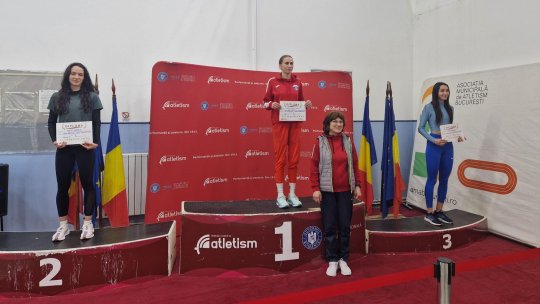 Atletism: La prima sa participare, brașoveanca Ștefania Balint s-a clasat pe locul 2 la Cupa României de atletism în sală