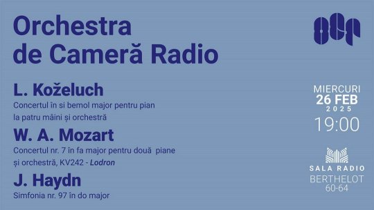 Concert pentru două piane la Sala Radio
