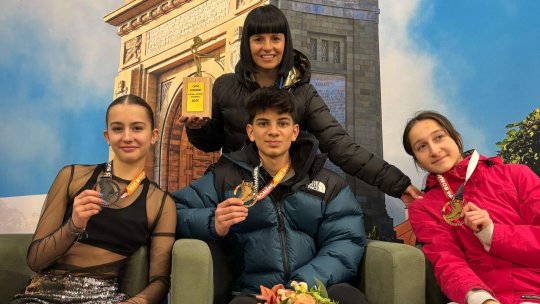 Corona Brașov, „aur” în competiția cluburilor la Cupa României la patinaj artistic