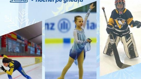 Copiii pot patina gratuit alături de campionii de la Corona Brașov