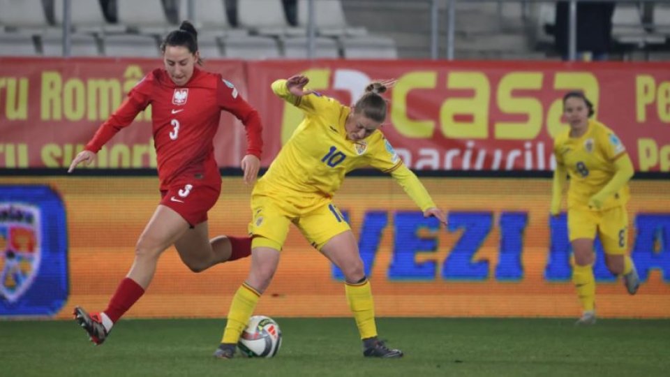 Fotbal feminin: România a fost învinsă de Polonia