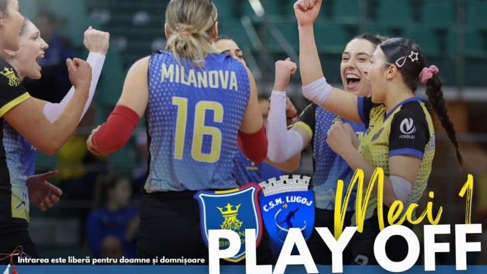 Volei feminin: Corona debutează în play-off, la Brașov