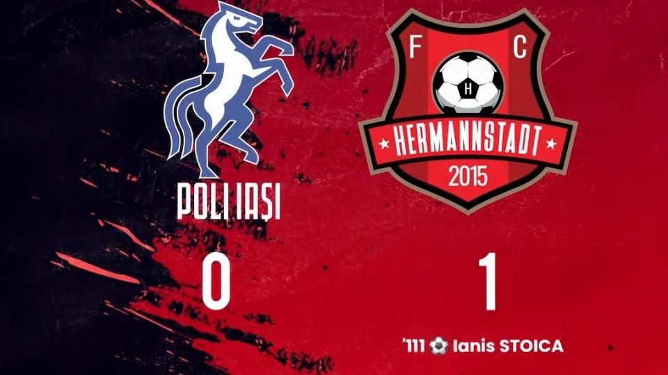 Fotbal: FC Hermannstadt, în sferturile Cupei României