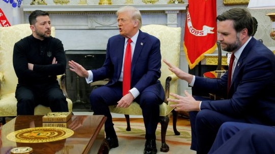 Tensiuni la Casa Albă. Contre între Donald Trump, JD Vance și Volodimir Zelenski