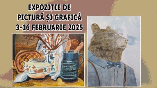 Expoziție de pictură și grafică, la Biblioteca Județeană “George Barițiu”